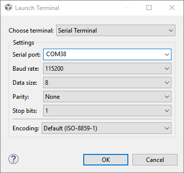 Serial Terminal Configuration