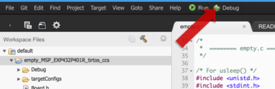 Debugging is available in CCS Cloud IDE