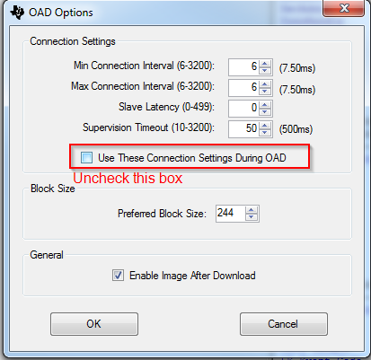 Disable BTool Parameter Update