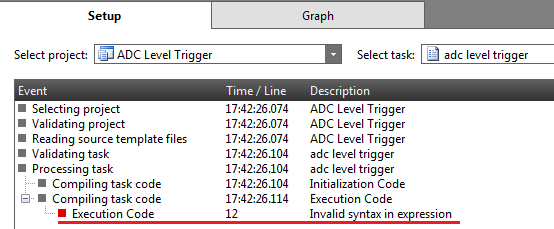 SCS Event Error