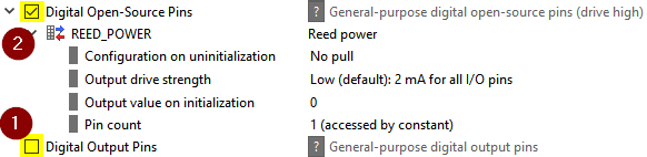 Reed Switch Redefine Power Pin