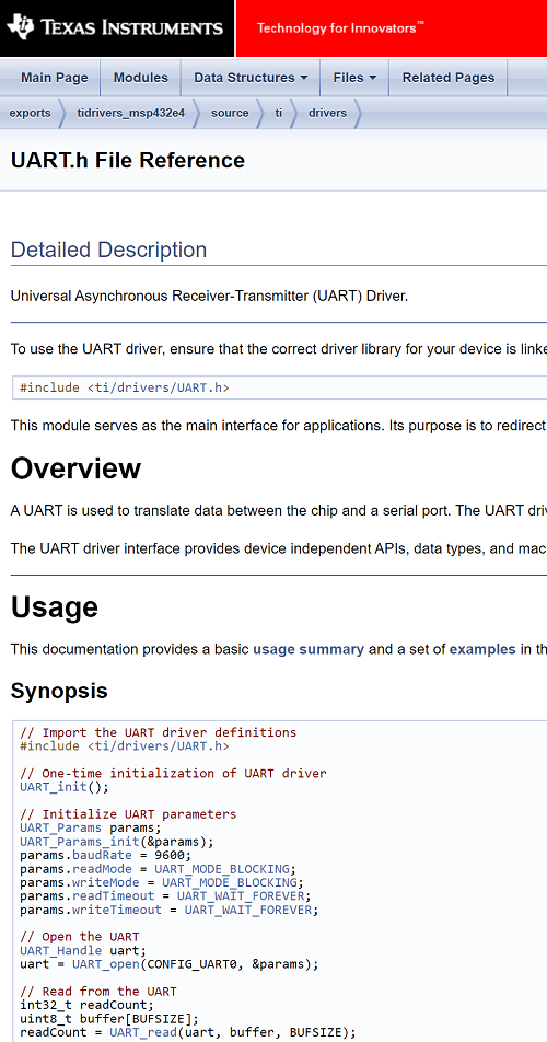 UART Documentation