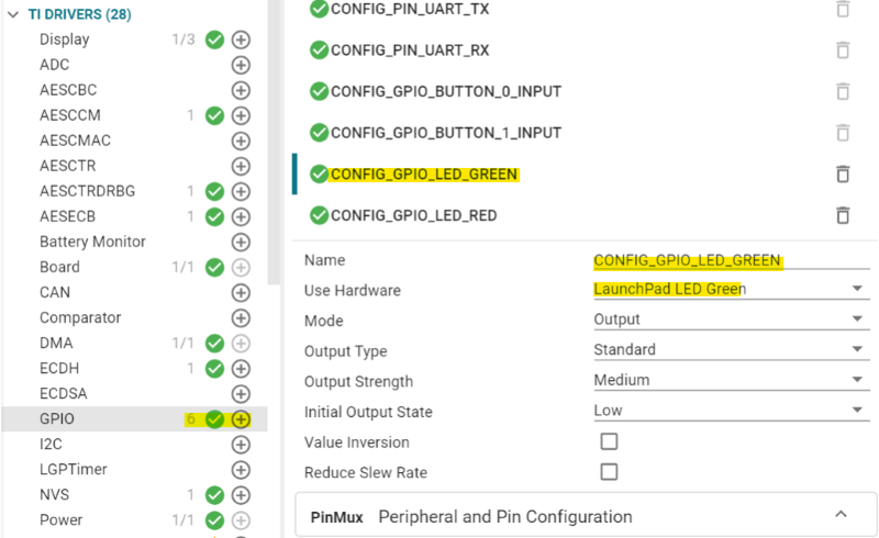 GLedConfig
