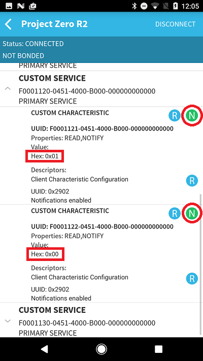 BLE Scanner Notifications