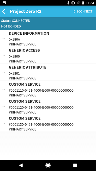 BLE Scanner Project Zero Connected