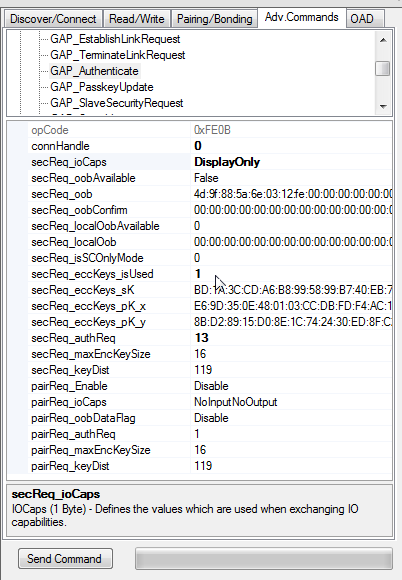 BTool GAP Authenticate