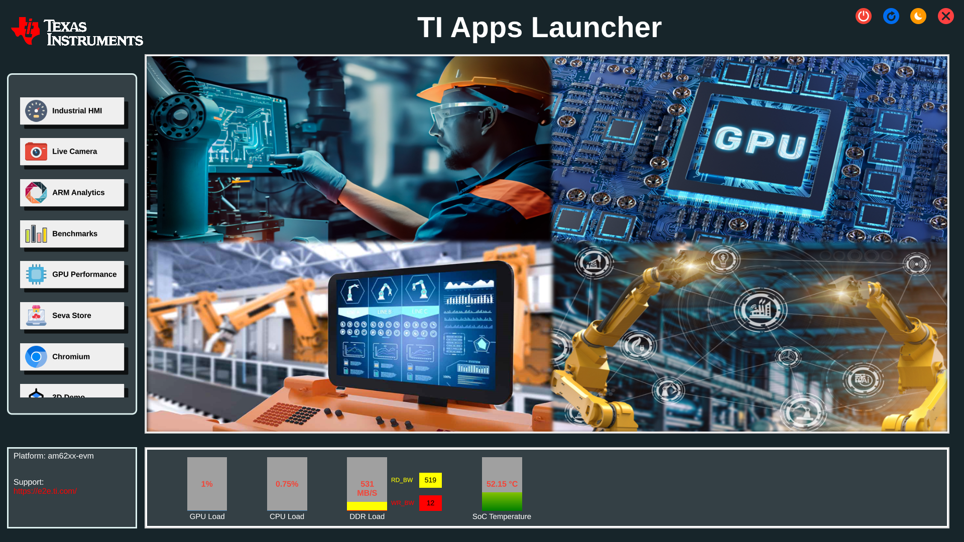 Alt Text - Apps Launcher Demo - Start