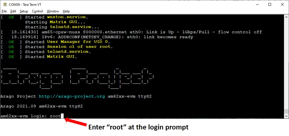 Alt Text - Linux log in