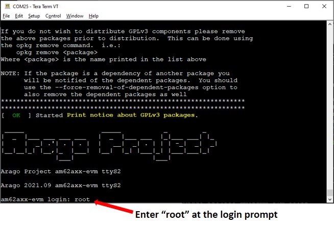 Alt Text - Linux log in