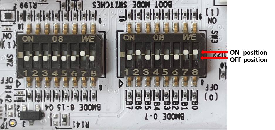 Alt Text - AM64x SK SD card boot mode