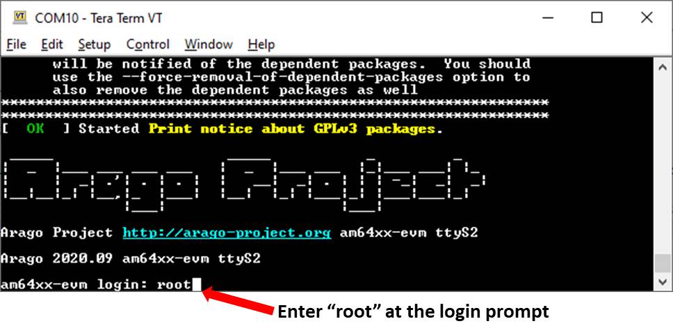 Alt Text - Linux log in