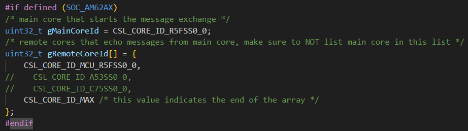Changes in IPC RPMSG ECHO File