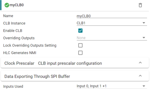 SysConfig CLB Peripheral