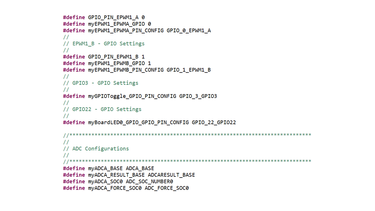 SysConfig Naming Convention