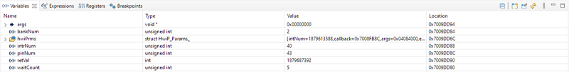 Variables View