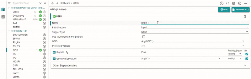 GPIO SysConfig Setup 3