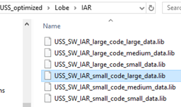 IAR\_optimized\_libs