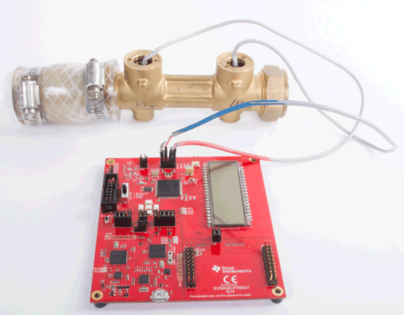 EVM Connected to Flow Meter