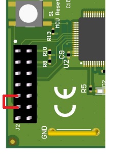 J2 header in DRV8889-Q1EVM