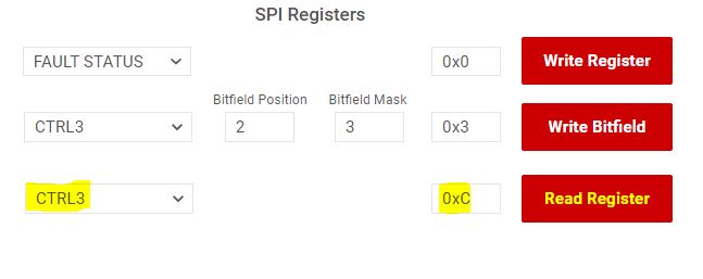 Reading data from a register