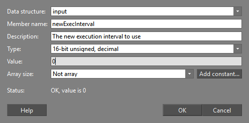 SCS Add data structure info