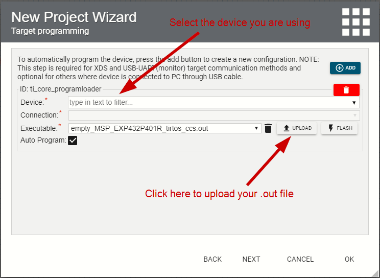 Configure GUI Composer.
