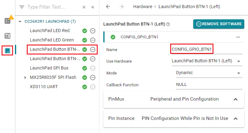 Launchpad Button Configuration