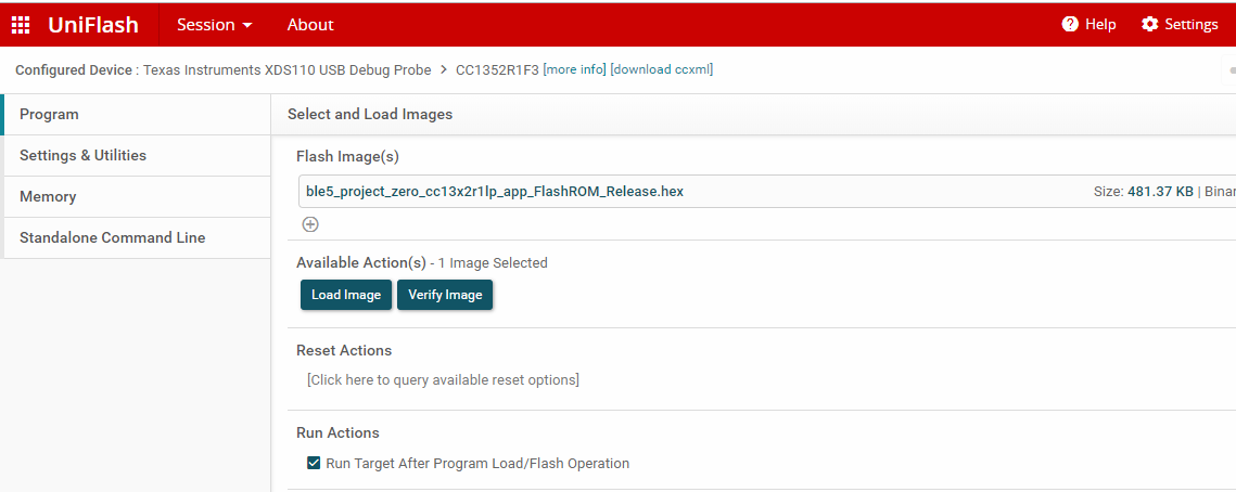 Binary File Selection
