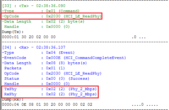 HCI_LE_ReadPhy2MLog