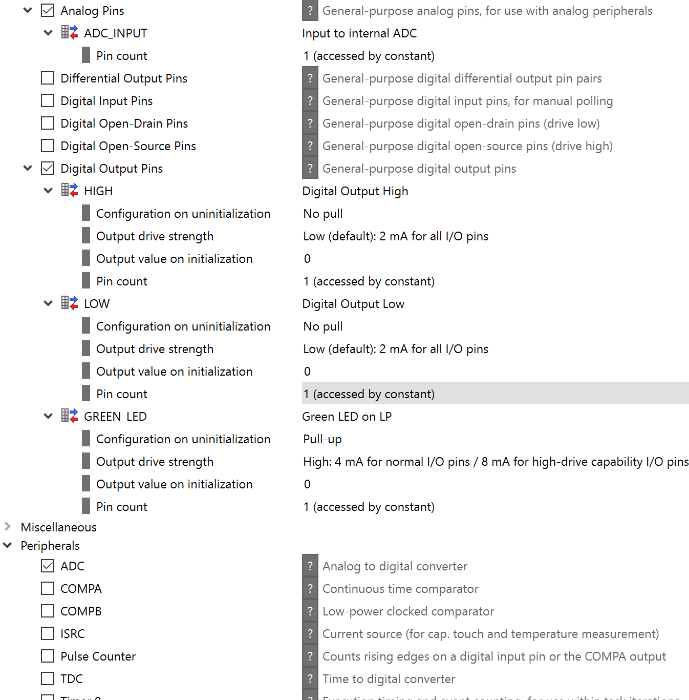 Task Resource Settings
