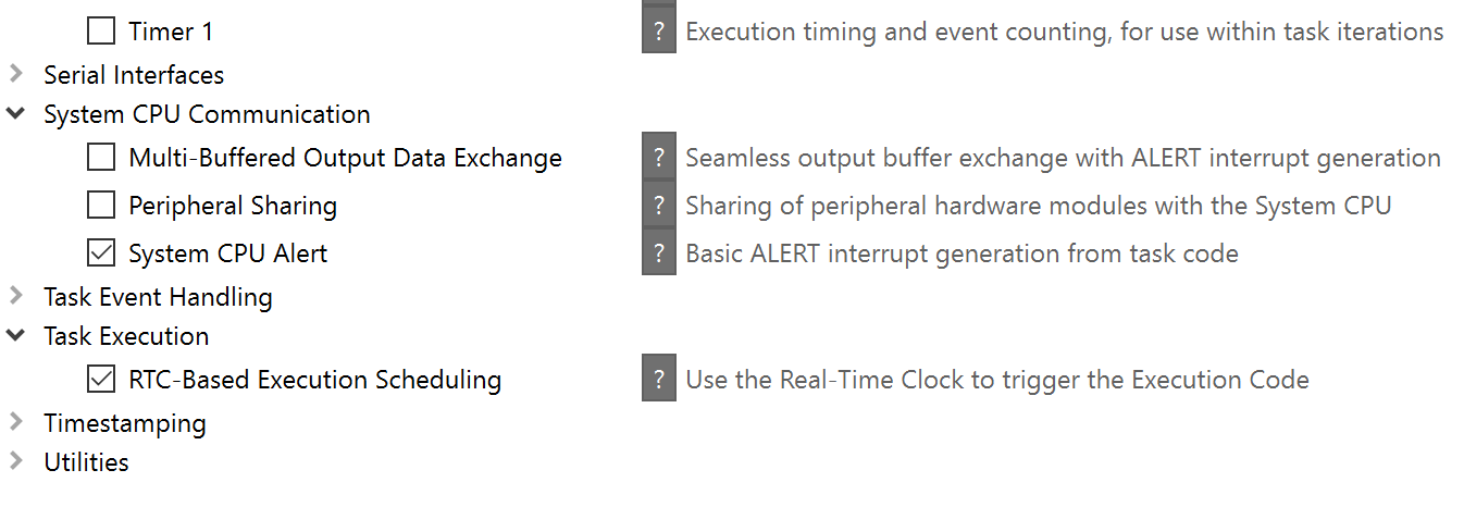 Task Resource Settings