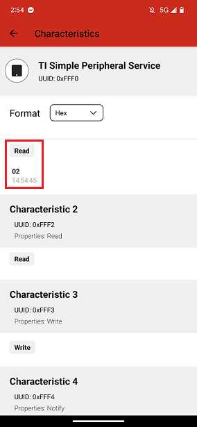 Updated Hex Value