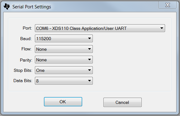 BTool Serial Port Config