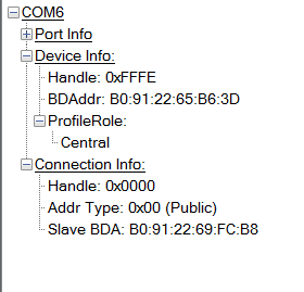 Connection Info